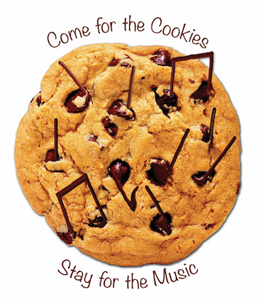 Come for the Cookies, stay for the music Cookies